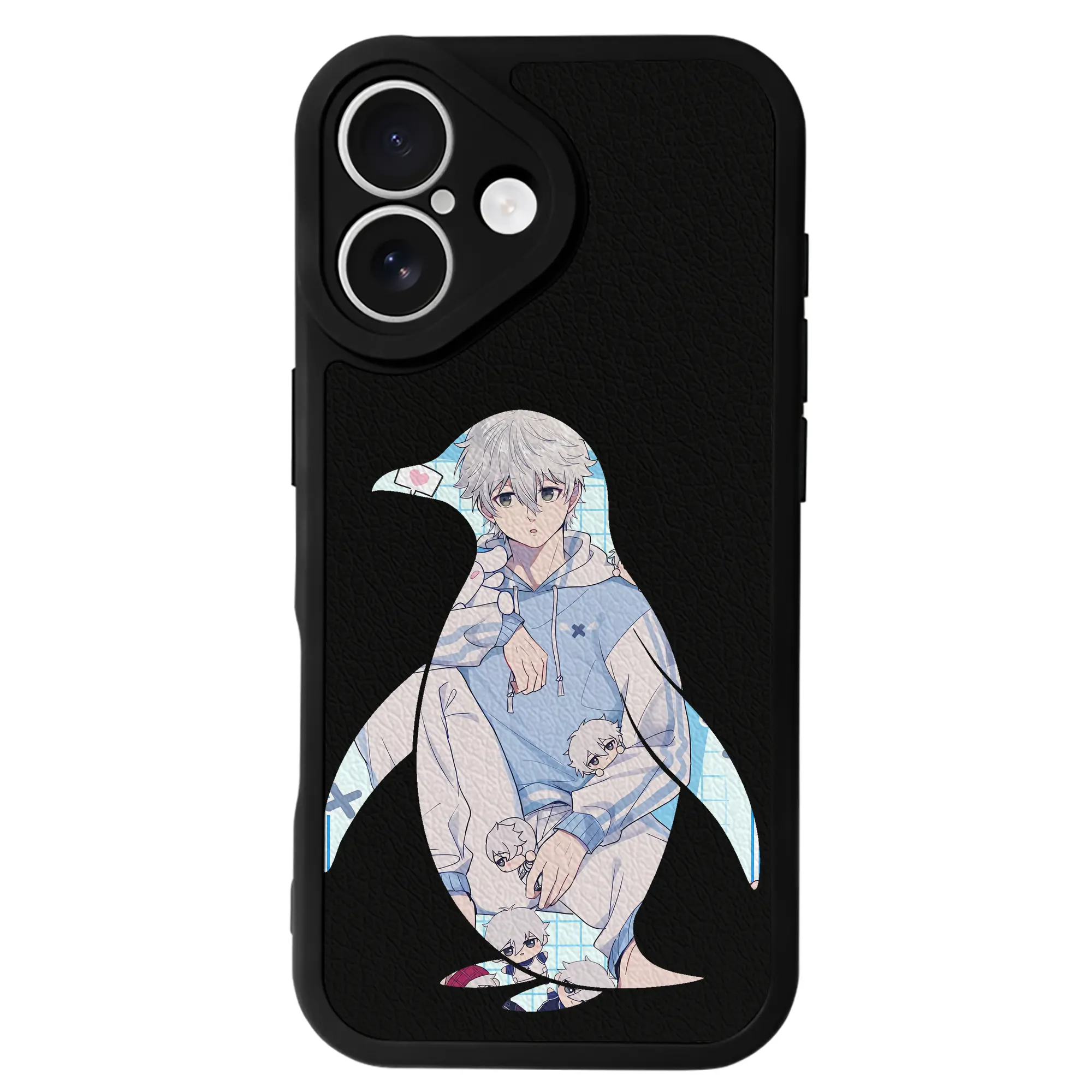 ブルーロック グッズ 凪 誠士郎 - IPhone 16シリーズ対応 ・ シリコンスマホケース ・ レザー調 ・ 高精度フィット ・ 耐衝撃 ・ ワイヤレス充電対応 ・ 精密カット